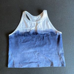 athleta shanti watercolor crop